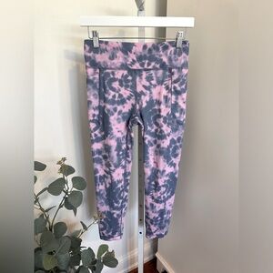 Athleta Girl High Rise Stash Your Treasures Capri Tie Dye Size XXL 16